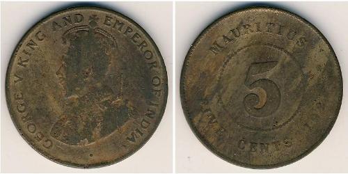 5 Cent Mauritius (1968 - ) Bronzo 