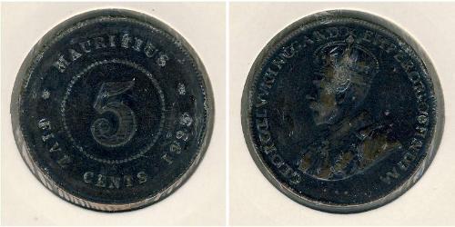 5 Cent Mauritius (1968 - ) Bronzo 