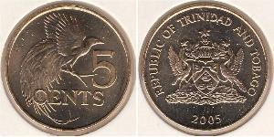 5 Cent Trinidad e Tobago Bronzo 