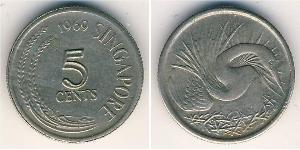5 Cent Singapore (1965 - ) Copper/Nickel 