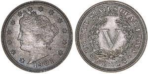 5 Cent USA (1776 - ) Copper/Nickel 
