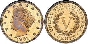 5 Cent USA (1776 - ) Copper/Nickel 