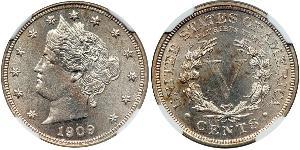 5 Cent USA (1776 - ) Copper/Nickel 
