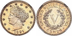 5 Cent USA (1776 - ) Copper/Nickel 