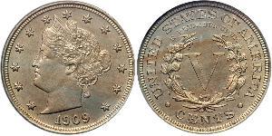5 Cent USA (1776 - ) Copper/Nickel 