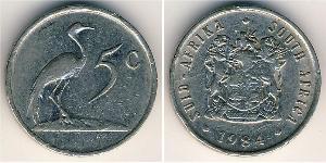 5 Cent Afrique du Sud (1910 - ) Cuivre/Nickel 
