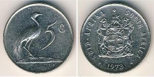 5 Cent Afrique du Sud (1910 - ) Cuivre/Nickel 