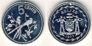 5 Cent Belize (1981 - ) Kupfer/Nickel 