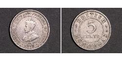 5 Cent British Honduras (1862-1981) Kupfer/Nickel George V (1865-1936)