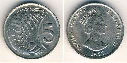 5 Cent Cayman Islands (1670 - ) Kupfer/Nickel 