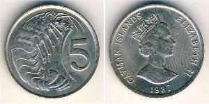 5 Cent Cayman Islands (1670 - ) Kupfer/Nickel 
