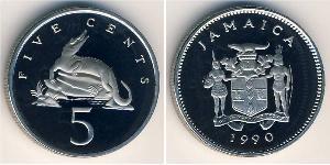 5 Cent Jamaika (1962 - ) Kupfer/Nickel 
