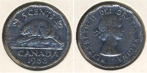 5 Cent Kanada Kupfer/Nickel Elizabeth II (1926-2022)