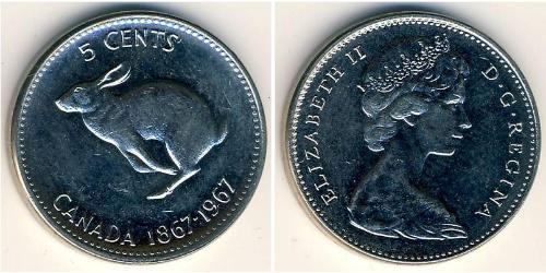5 Cent Kanada Kupfer/Nickel 