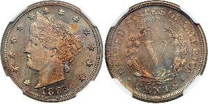 5 Cent Vereinigten Staaten von Amerika (1776 - ) Kupfer/Nickel 