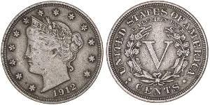5 Cent Vereinigten Staaten von Amerika (1776 - ) Kupfer/Nickel 