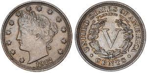 5 Cent Vereinigten Staaten von Amerika (1776 - ) Kupfer/Nickel 