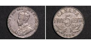 5 Cent Canada Nickel George V of the United Kingdom (1865-1936)