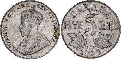 5 Cent Kanada Nickel George V (1865-1936)