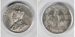 5 Cent Kanada Nickel George V (1865-1936)