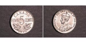 5 Cent Kanada Nickel George V (1865-1936)