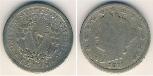 5 Cent Estados Unidos de América (1776 - ) Níquel/Cobre 