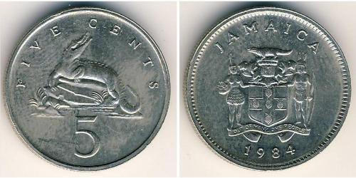 5 Cent Jamaica (1962 - ) Níquel/Cobre 
