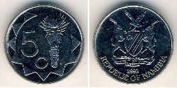 5 Cent Namibia (1990 - ) Níquel/Cobre 