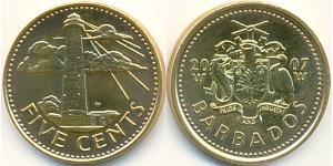 5 Cent Barbados Ottone 