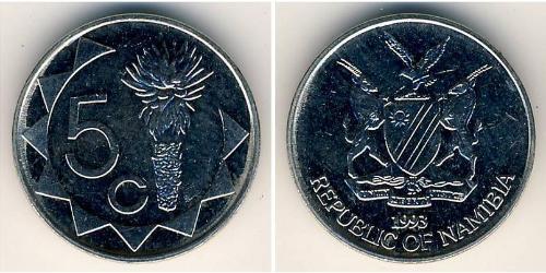 5 Cent Namibia (1990 - ) Rame/Nichel 