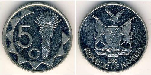 5 Cent Namibia (1990 - ) Rame/Nichel 