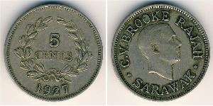 5 Cent Sarawak Rame/Nichel 