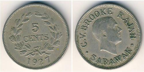 5 Cent Sarawak Rame/Nichel 