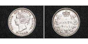 5 Cent Kanada Silber Victoria (1819 - 1901)