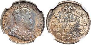 5 Cent Kanada Silber Eduard VII (1841-1910)