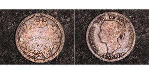 5 Cent Kanada Silber Victoria (1819 - 1901)