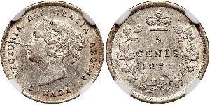 5 Cent Kanada Silber Victoria (1819 - 1901)