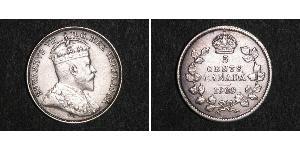5 Cent Kanada Silber Eduard VII (1841-1910)