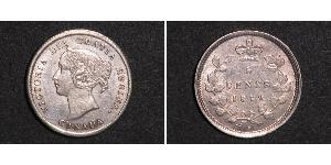 5 Cent Canada Silver Victoria (1819 - 1901)