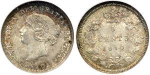 5 Cent Canada Silver Victoria (1819 - 1901)