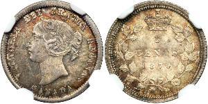 5 Cent Canada Silver Victoria (1819 - 1901)