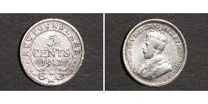 5 Cent Canada Silver George V of the United Kingdom (1865-1936)