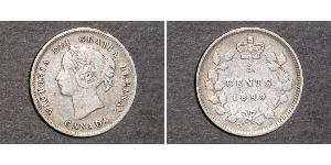 5 Cent Canada Silver Victoria (1819 - 1901)