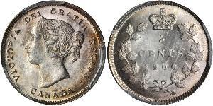 5 Cent Canada Silver Victoria (1819 - 1901)