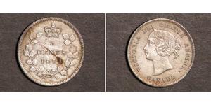 5 Cent Canada Silver Victoria (1819 - 1901)