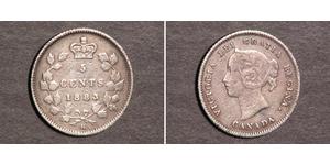 5 Cent Canada Silver Victoria (1819 - 1901)