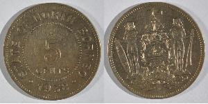 5 Cent Borneo del Nord (1882-1963)  
