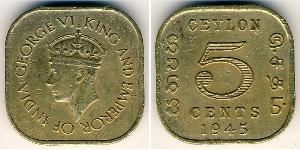 5 Cent Sri Lanka/Ceylon (1948 - )  