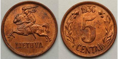 5 Cent 立陶宛  