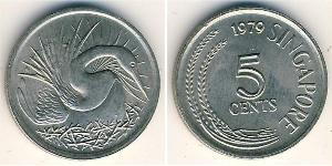 5 Cent 新加坡 銅/镍 